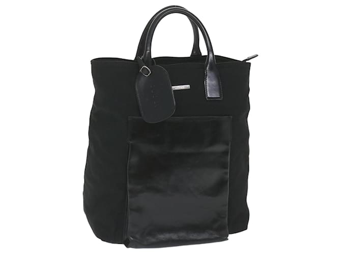 GUCCI Tote Bag Canvas Black 019 2020 0528 06 Auth bs9607 Cloth  ref.1119232