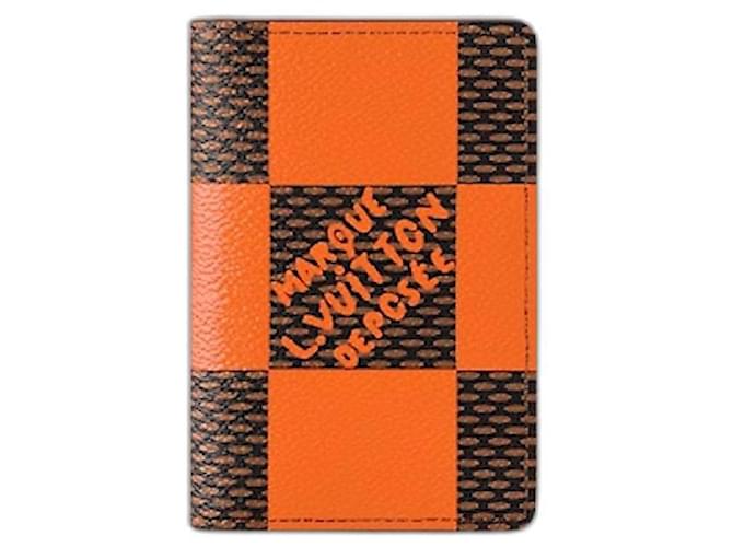 Louis Vuitton Organisateur de poche LV Pharrell Toile Orange  ref.1119261