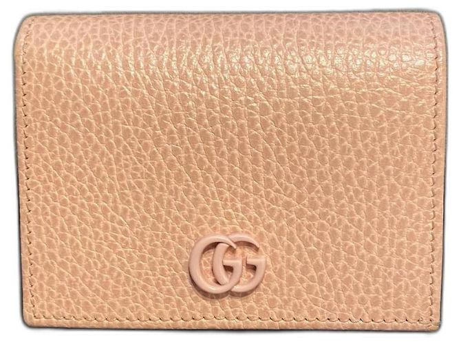 Gucci GG Marmont Leather Wallet Pink