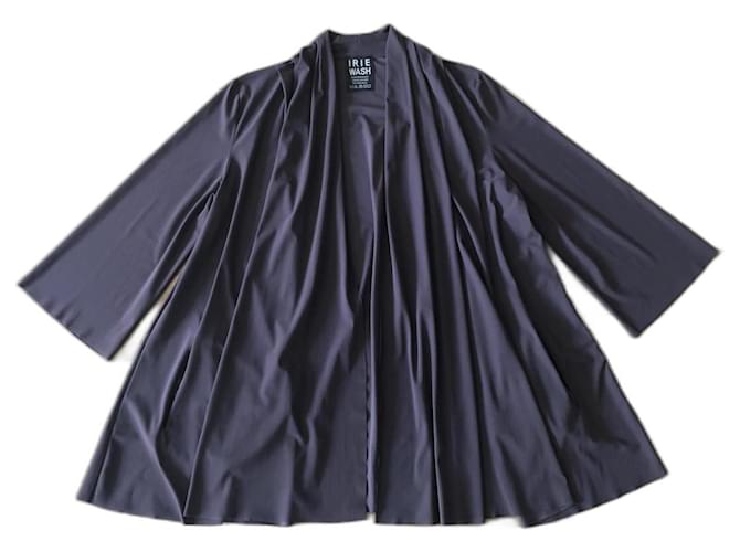 giacca kimono testa di moro terra bruciata Irié T. S/M Marrone scuro Elastan Poliammide  ref.1119288
