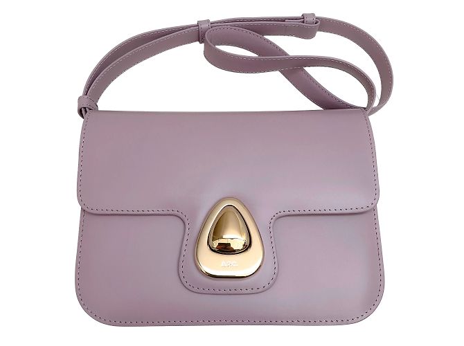 Apc A.P.C. Petit sac Astra en cuir violet lilas