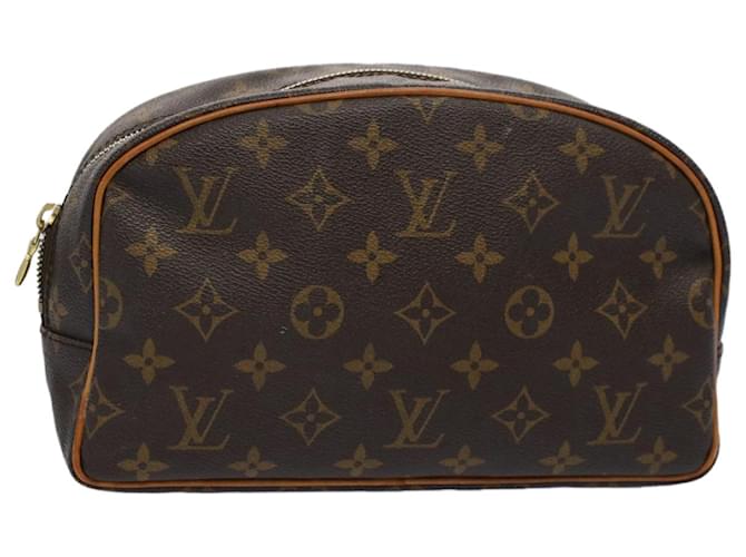 Louis Vuitton Monogram Trousse Toilette 25 Clutch Bag M47527 LV Auth 58875 Cloth  ref.1119616