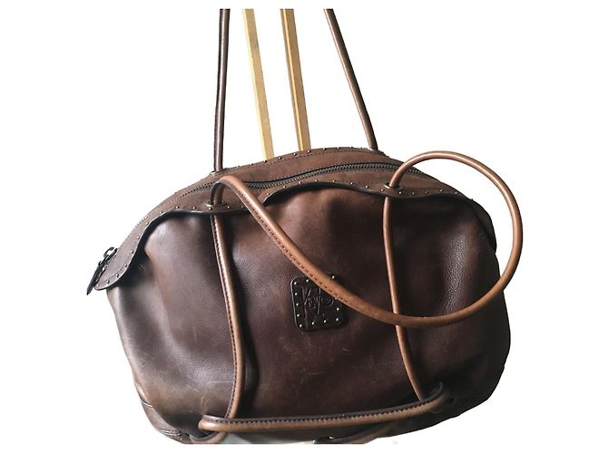 Kenzo Lederhandtasche Braun