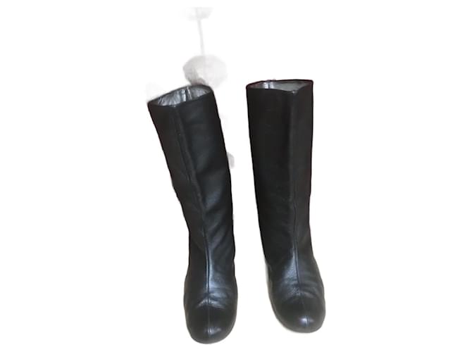 Karine Arabian Ankle Boots Black Leather  ref.1119670