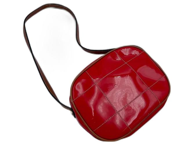 Salvatore Ferragamo Handbags Red Varnish  ref.1119684
