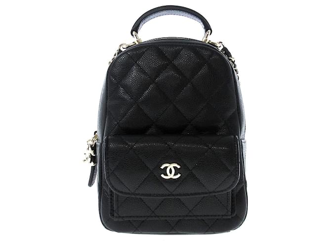 Timeless Chanel Matelassé Black Leather  ref.1120091