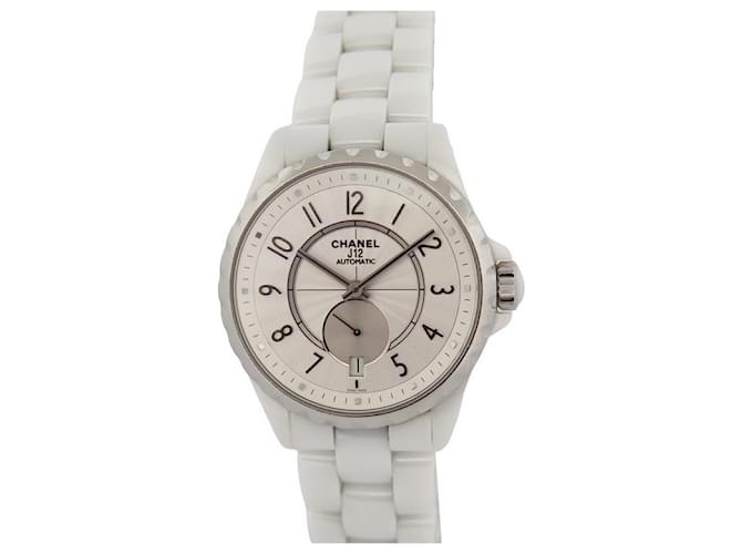Chanel J watch12 365 H3836 37 MM AUTOMATIC CERAMIC CERAMIC WATCH White  ref.1120214