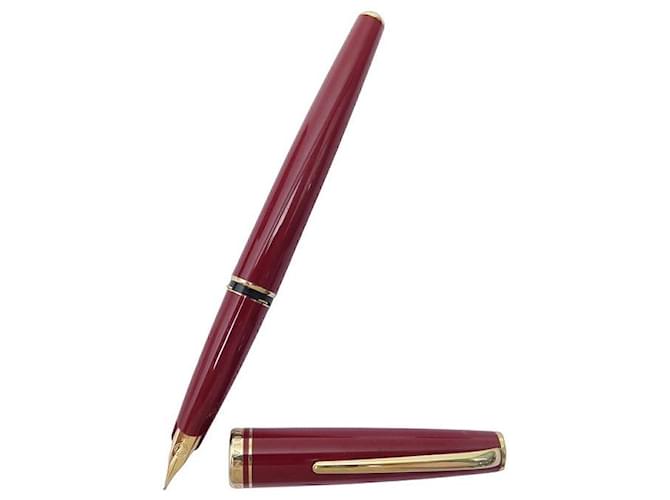 MONTBLANC GENERATION RED RESIN FOUNTAIN PEN WITH RED FOUTAIN PEN CARTRIDGE  ref.1120247