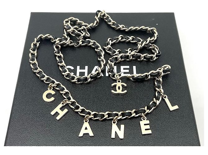 Chanel Belts Black