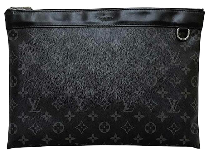 Louis Vuitton Discovery Nero Pelle  ref.1120648