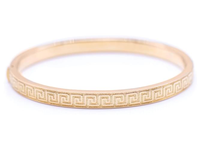 Autre Marque Rigid Greek style gold bracelet Golden Yellow gold  ref.1120665