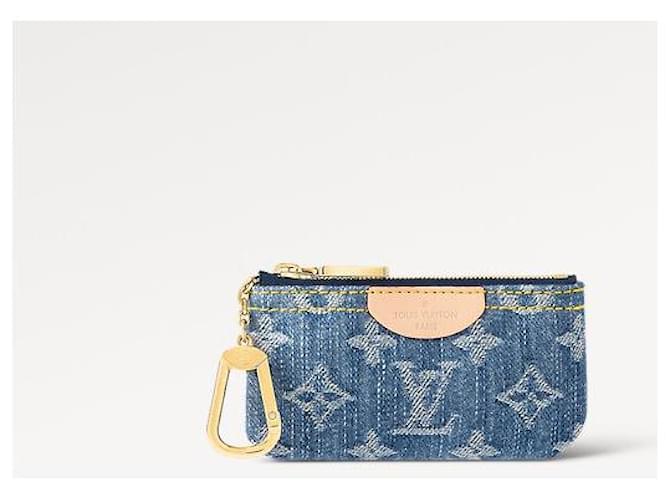 Louis Vuitton LV Key pouch denim remix new Blue  ref.1120668