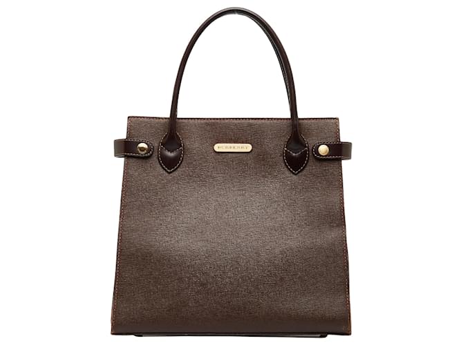 BURBERRY Brown Leather  ref.1120788