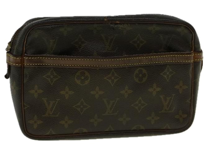 Louis Vuitton Monogram Compiegne 23 Clutch Bag M51847 LV Auth 56825 Cloth  ref.1120923