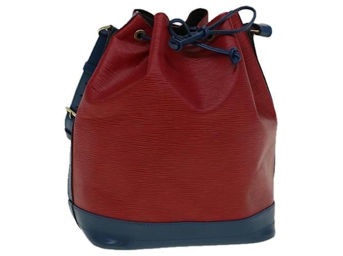 LOUIS VUITTON Epi Noe Shoulder Bag Bicolor Red Blue M44084 LV Auth 58724 Leather  ref.1120929