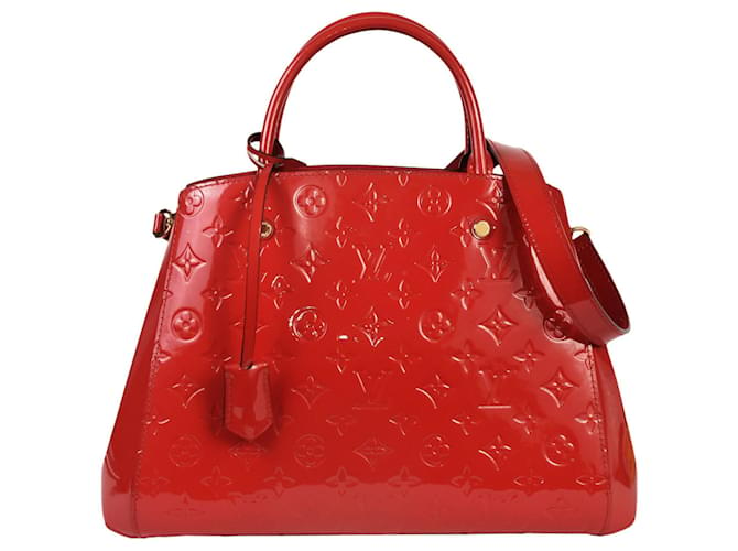Louis Vuitton Montaigne Red Cloth  ref.1120977