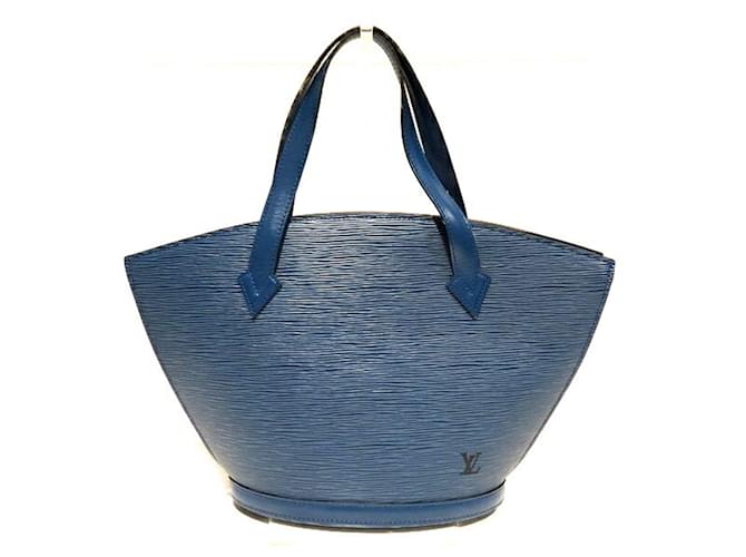 Louis Vuitton Saint Jacques Blau Leder  ref.1121088