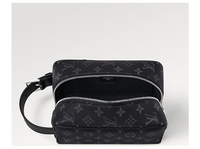 Louis Vuitton Locker Dopp Kit Monogramme Eclipse Noir