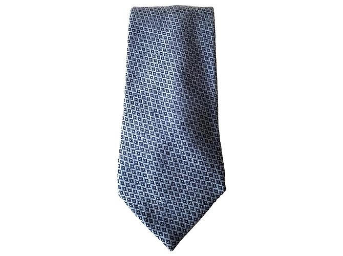 Façonnable Krawatte aus blauem Kaschmir