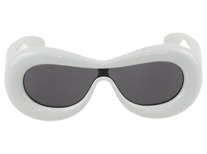Loewe White LW400991 Shield sunglasses  ref.1121152