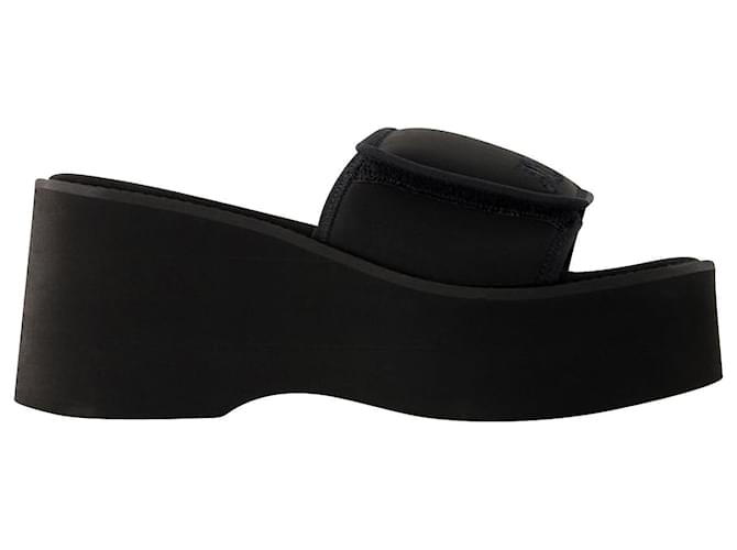 Scuba Wave Sandals - Courreges - Polyester - Black  ref.1121225