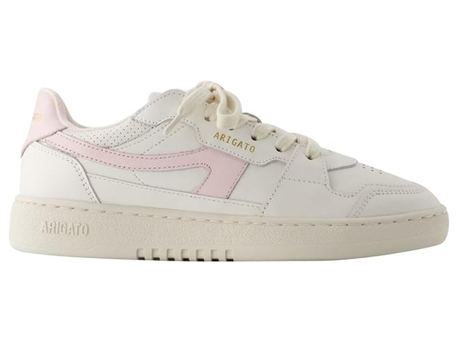 Dice A Sneakers - Axel Arigato - Leather - White/pink Pony-style calfskin  ref.1121266