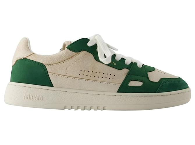 Dice Lo Sneakers - Axel Arigato - Leather - White/Kale Green Pony-style calfskin  ref.1121277