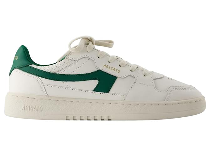 Dice A Sneakers - Axel Arigato - Leather - White/green Pony-style calfskin  ref.1121283