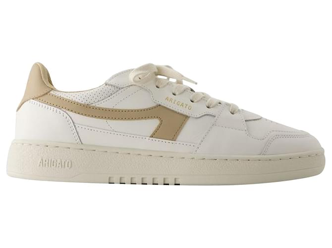 Dice A Sneakers - Axel Arigato - Leather - White/Beige Pony-style calfskin  ref.1121284