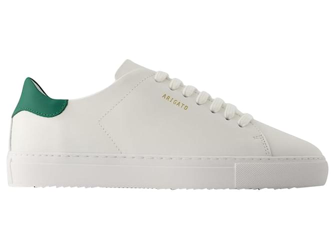 clean 90 Sneakers - Axel Arigato - Leather - White/green Pony-style calfskin  ref.1121287