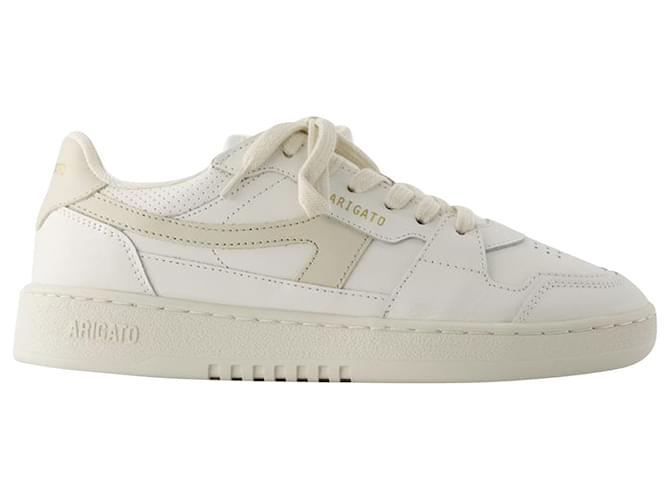 Dice A Sneakers - Axel Arigato - Leather - White/Beige Pony-style calfskin  ref.1121289
