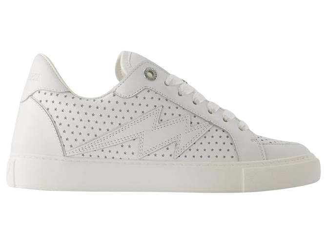 La Flash Sneakers - Zadig & Voltaire - Leather - White  ref.1121401
