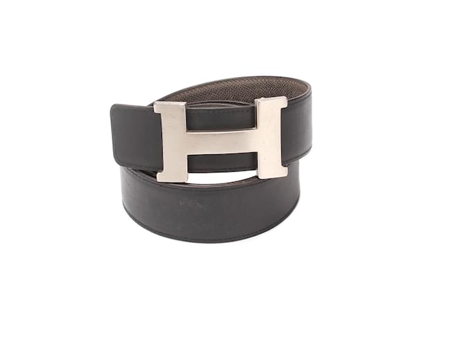 Hermès Constance Leather Belt Black  ref.1121487