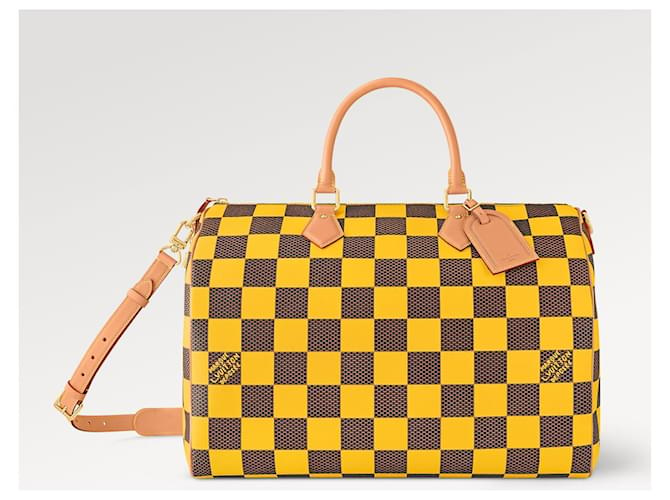 Louis vuitton yellow discount handbag