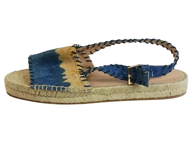 Alberta Ferretti Blue espadrille-style sandals - size EU 39  ref.1121946