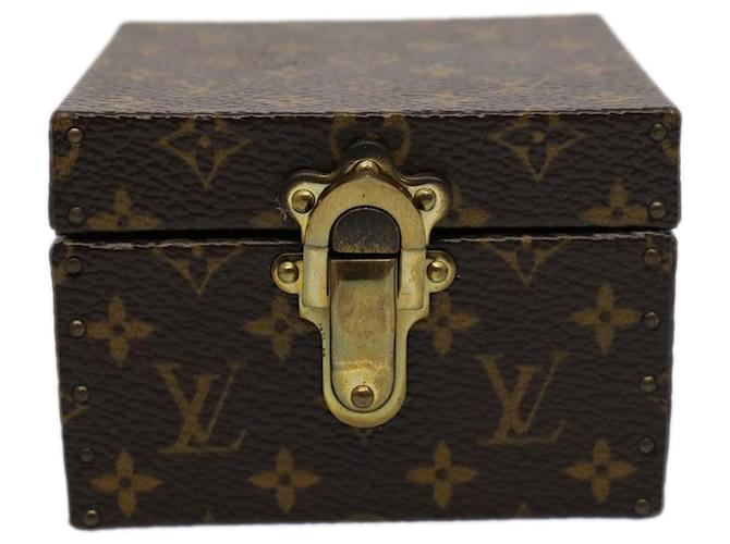 Louis Vuitton boîte à bijoux Castaño Lienzo  ref.1121963