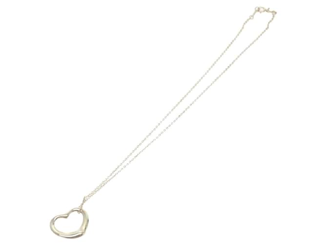 Tiffany & Co Open Heart Silvery Silver  ref.1122015