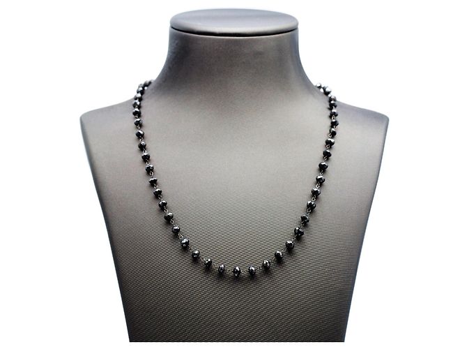 Autre Marque Collar de Diamantes negros