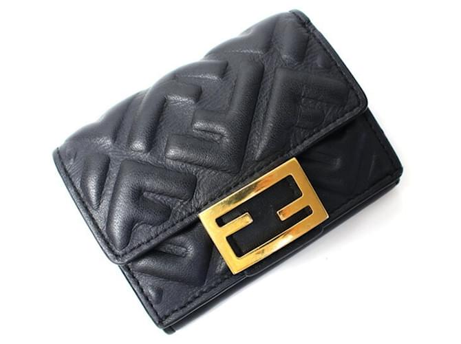 Fendi Black Leather  ref.1122312