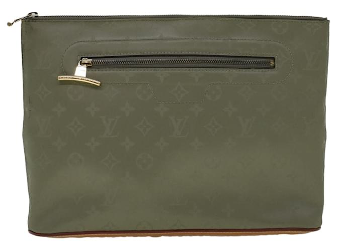 Louis Vuitton Pochette Cosmos Khaki Leather  ref.1122317