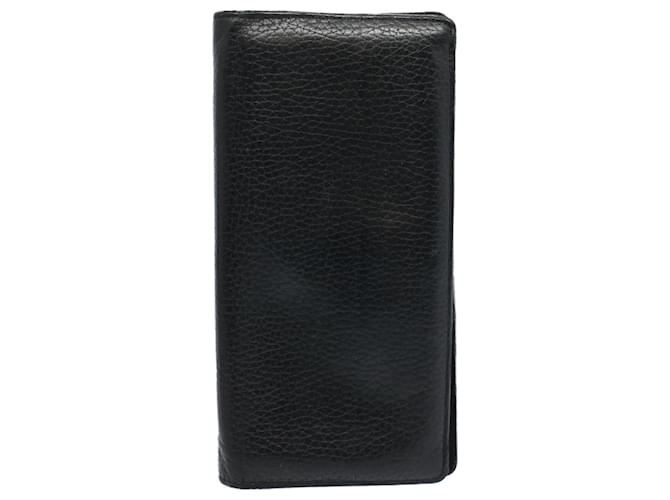 Louis Vuitton Porte carte credit bifold Black Leather  ref.1122394