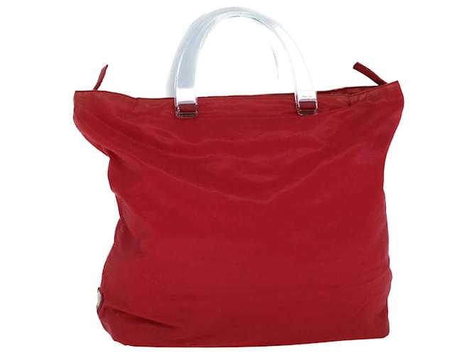 PRADA Tote Bag Nylon Red Auth bs8927  ref.1122410