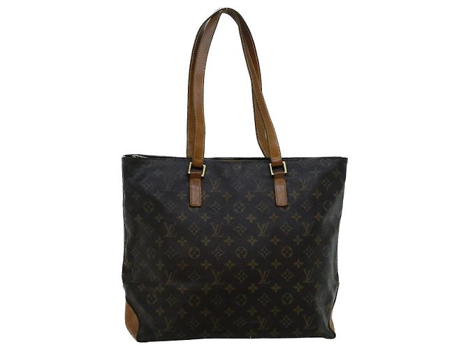 LOUIS VUITTON Monogram Cabas Mezzo Tote Bag M51151 LV Auth th4173 Monogramma