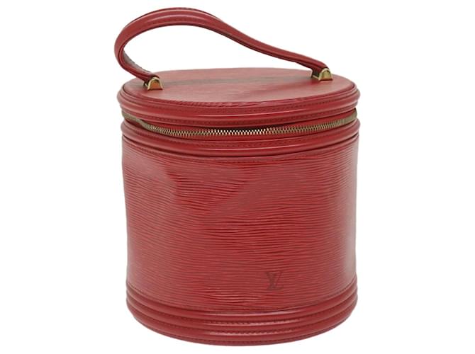 LOUIS VUITTON Epi Cannes Hand Bag Red M48037 LV Auth ar10583b Leather  ref.1122478