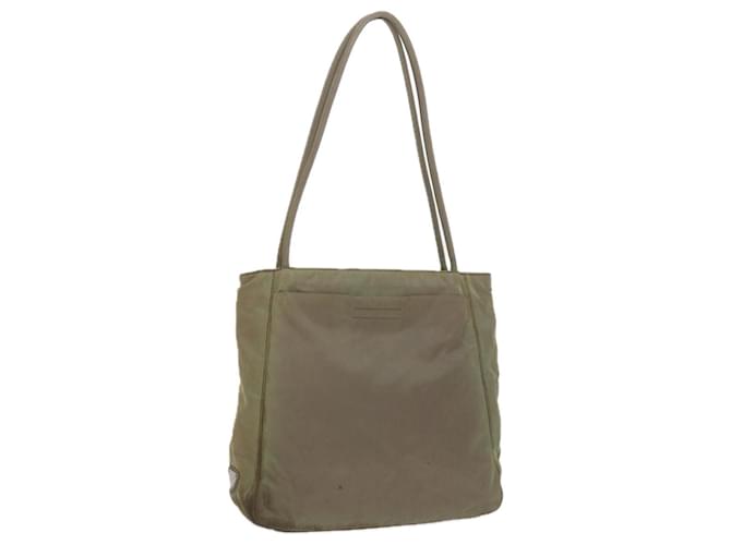 PRADA Shoulder Bag Nylon Khaki Auth yk9299  ref.1122527