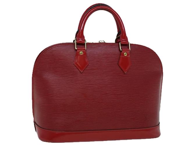 LOUIS VUITTON Epi Alma Hand Bag Castilian Red M52147 LV Auth 56528 Leather  ref.1122535