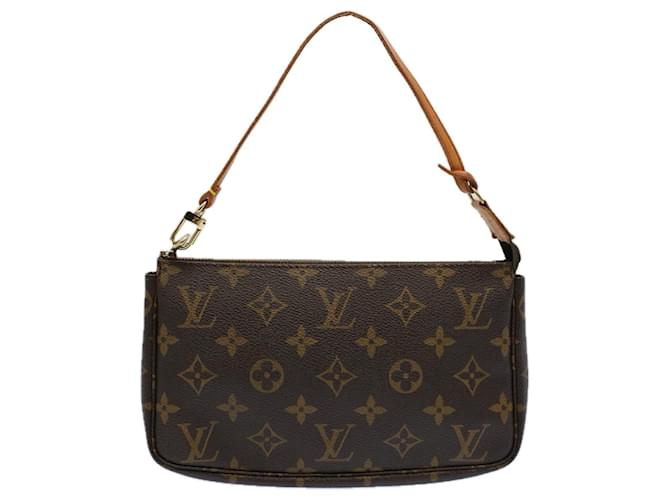 Louis Vuitton Pochette Accessoires Brown Cloth  ref.1122895