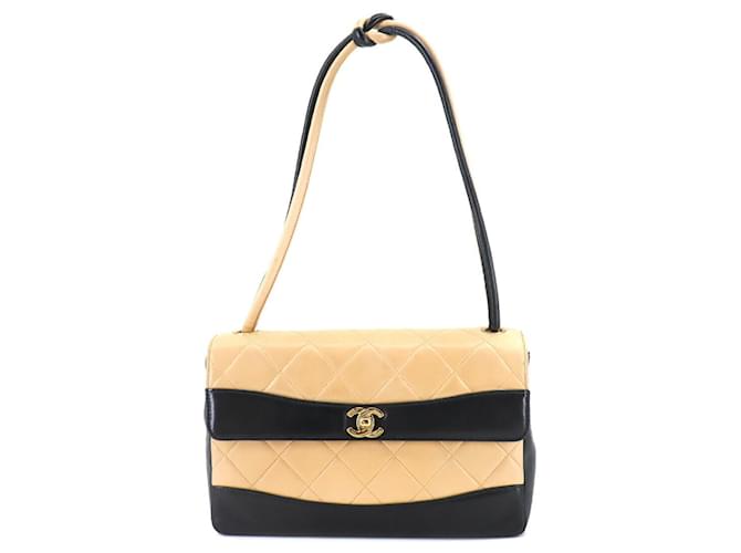 Chanel - Bege Couro  ref.1122996