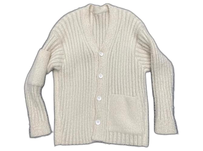 Jacquemus Knitwear Beige Cotton Viscose Polyamide  ref.1123110