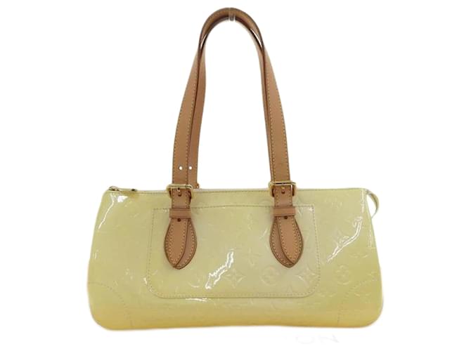 Louis Vuitton Monogram Vernis Rosewood Avenue Shoulder Bag M93508 Yellow Leather  ref.1123199